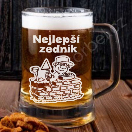 Půllitr na pivo pro zedníky