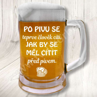 Originální půllitr - Po pivu...