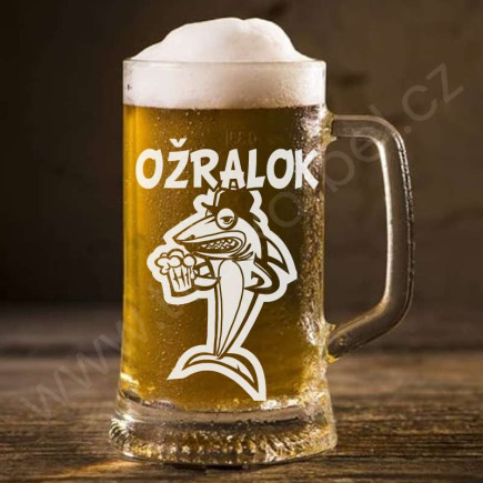 Krýgl s vtipným motivem Ožralok