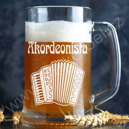 Pivní půllitr pro Akordeonistu