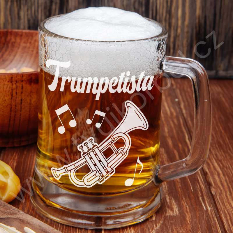 Půllitr na pivo pro Trumpetistu