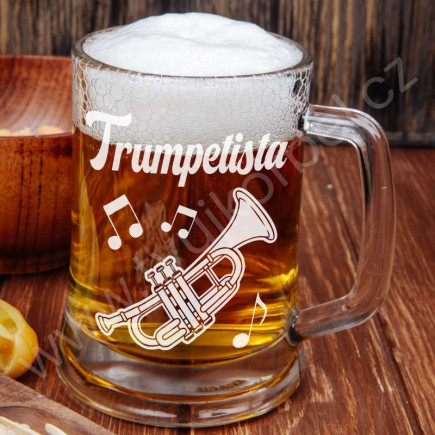 Půllitr na pivo pro Trumpetisty