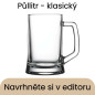Klasický půllitr | Navrhněte si v editoru Klasický půllitr | Navrhněte si v editoru