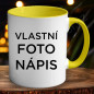 Hrnek s fotkou - Žlutý Hrnek s fotkou - Žlutý