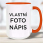 Velký hrnek s fotkou - Oranžový Velký hrnek s fotkou - Oranžový