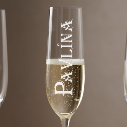 Sklenice na sekt se jménem | Sklenice na sekt k narozeninám