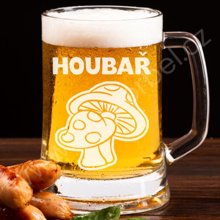 Originální půllitr pro houbaře