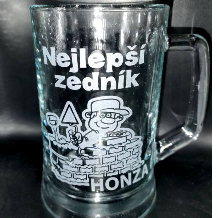 Půllitr na pivo pro zedníky