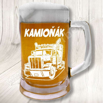 Krýgl na pivo pro kamioňáky