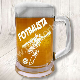 Půllitr pro fotbalistu