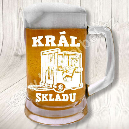 Půllitr pro skladníka Král Skladu
