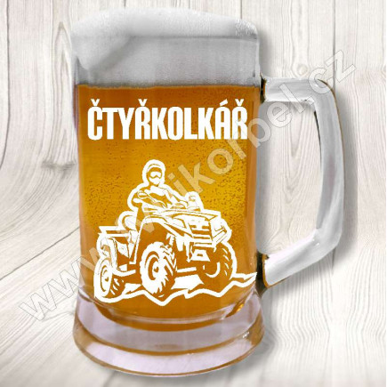 Půllitr na pivo pro Čtyřkolkáře