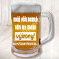 Půllitr k narozeninám s vtipným nápisem
