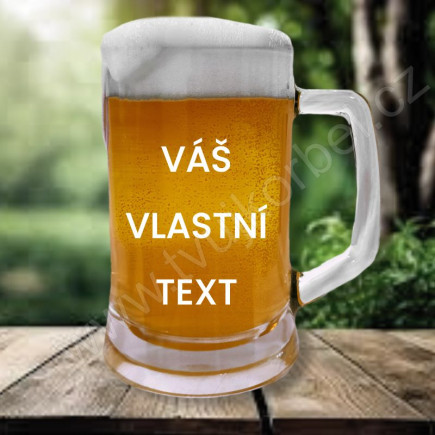 Půllitr s vlastním nápisem