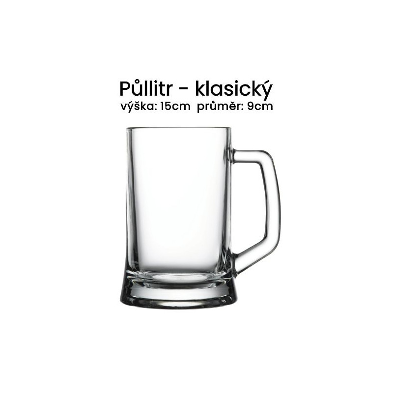 Klasický půllitr