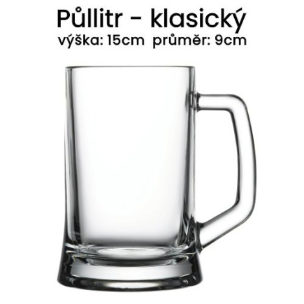 Klasický půllitr