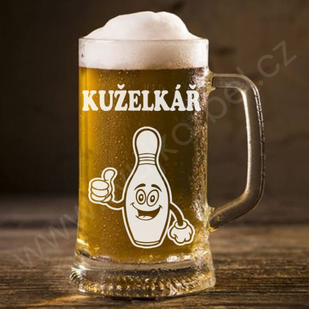 Půllitr na pivo pro kuželkáře