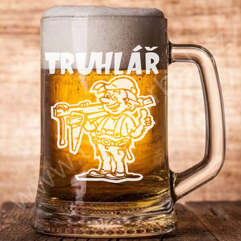 Půllitr pro truhláře