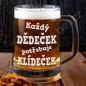 Půllitr na pivo dědeček klídeček