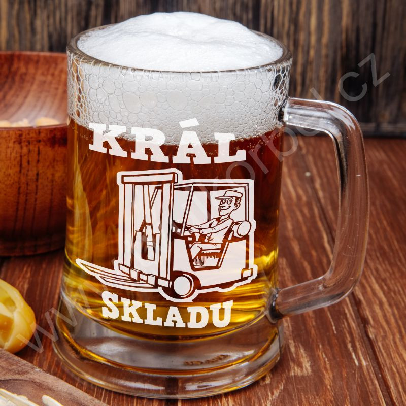 Půllitr pro skladníka Král Skladu