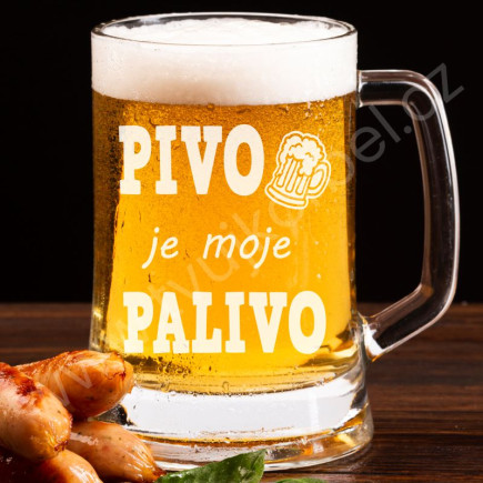 Sklenice pivo je moje palivo