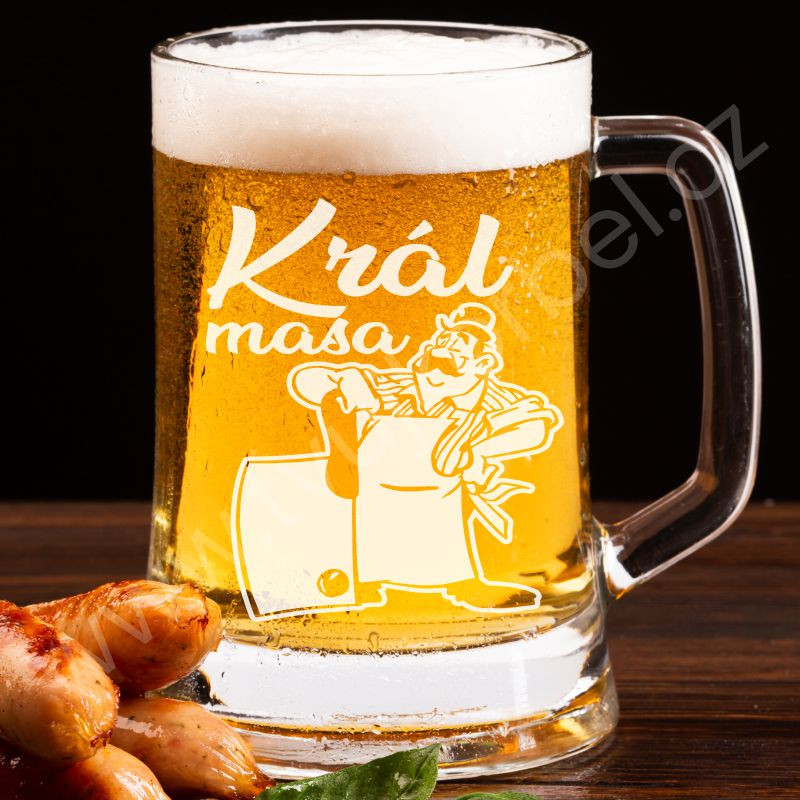 Půllitr pro řezníky Král Masa