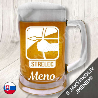 Půllitr s horoskopem strelec