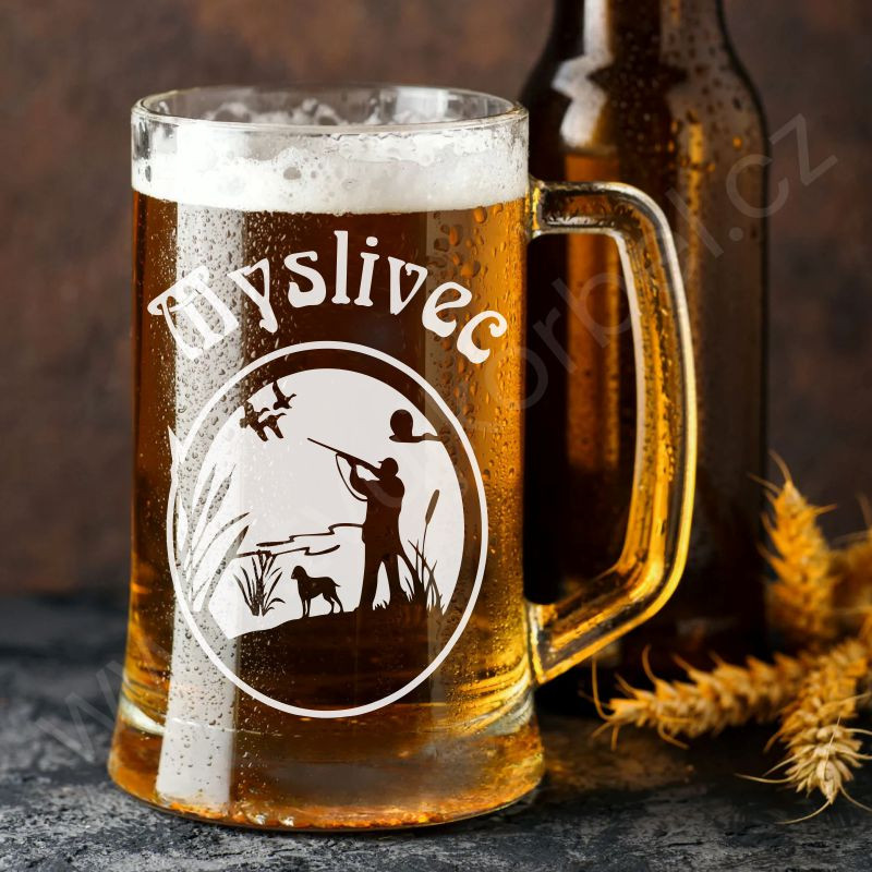 Půllitr na pivo pro myslivce