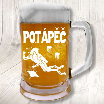 Sklenice na pivo pro Potápěče