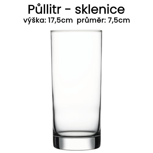 Půllitr - sklenice